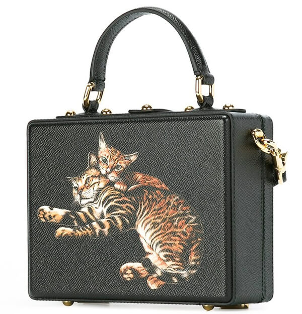 16-17AW DOLCE & GABBANA ドルチェ&ガッバーナ コピー DG647 CAT PRINT DOLCE BOX